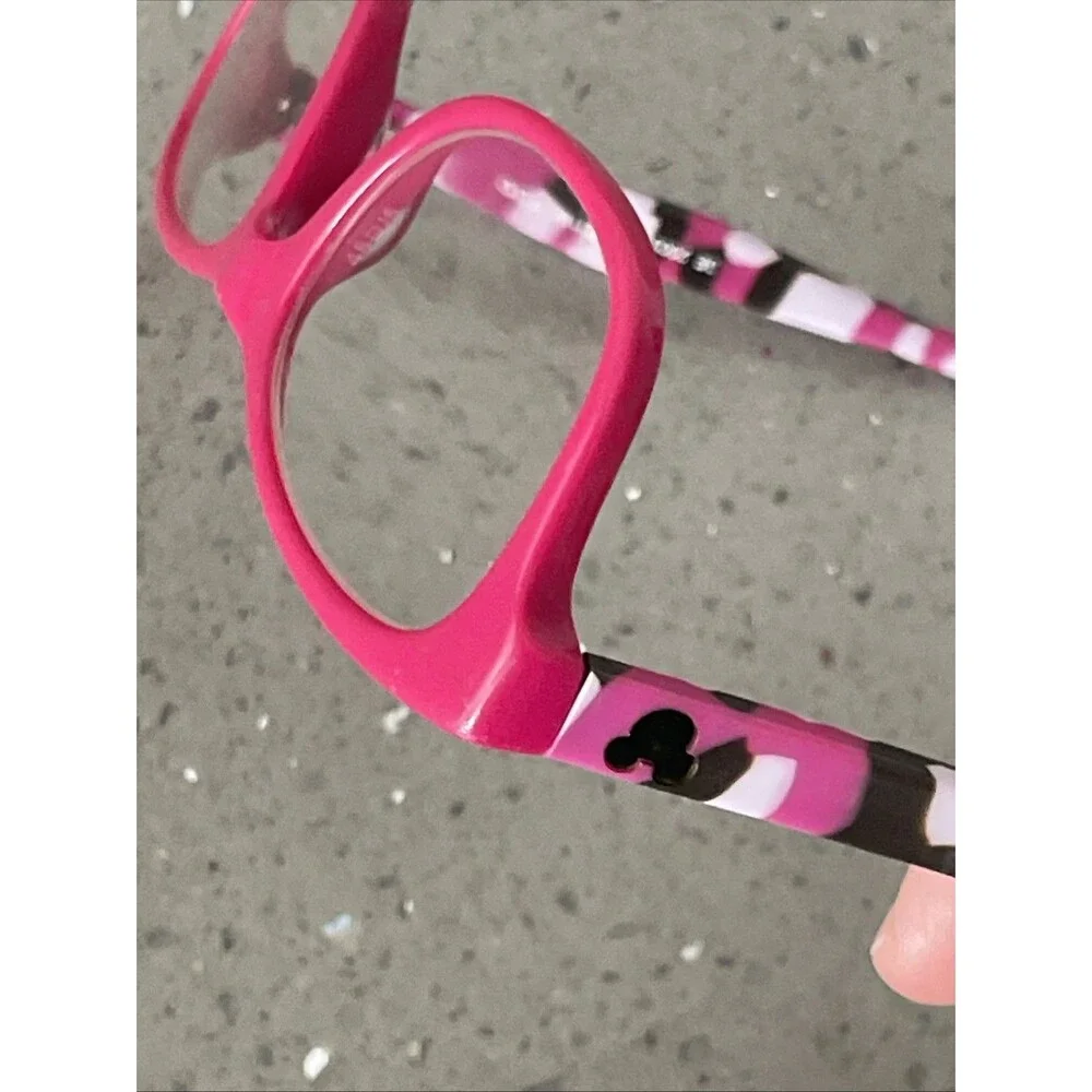 Disney Eyeglasses Frames ONLY 3E 2003 1432 46-16-130 Pink/Multi Full Rim Square